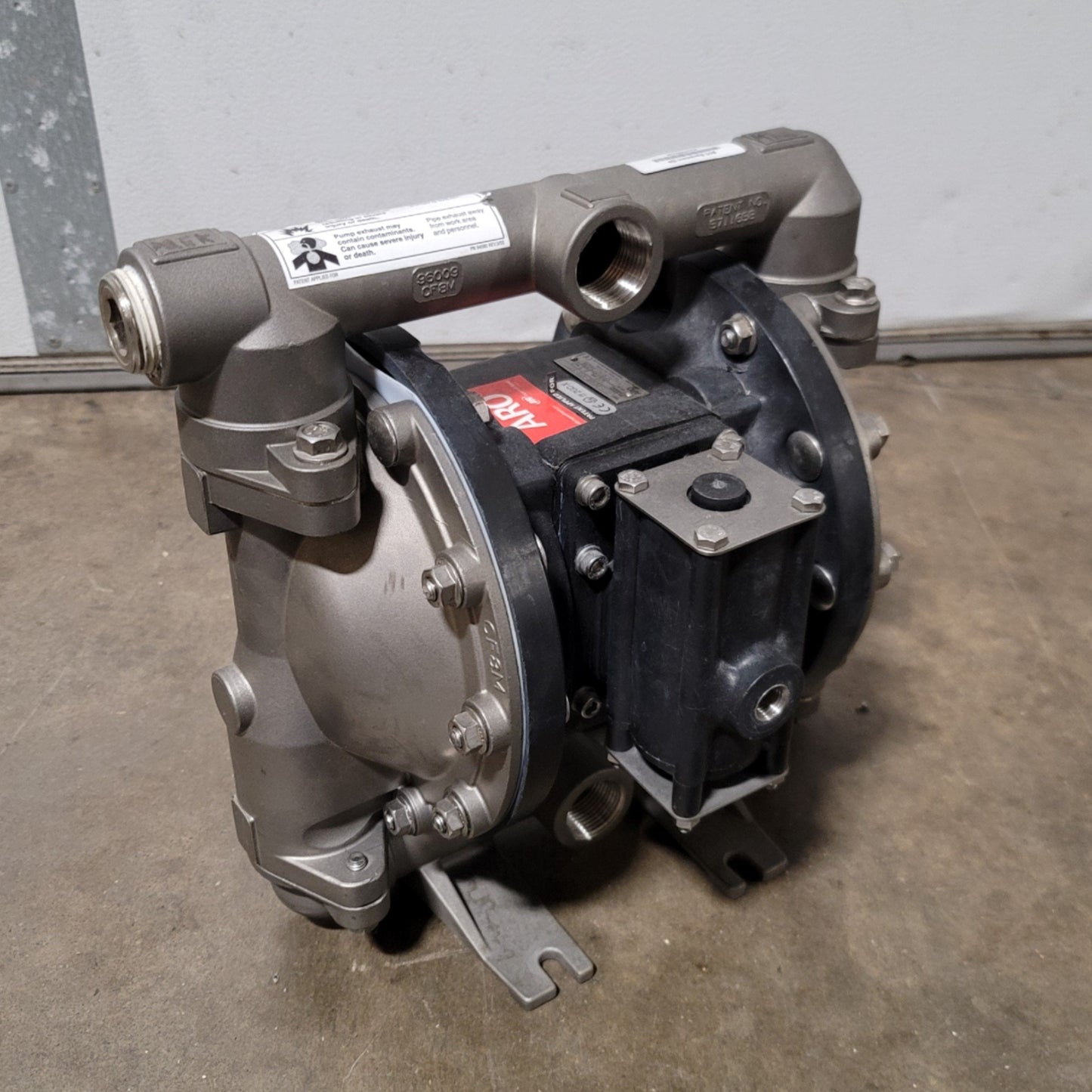 Used Ingersoll Rand PD10R-ASS-STT ARO Air Operated Double Diaphragm Pump 1", 52GPM