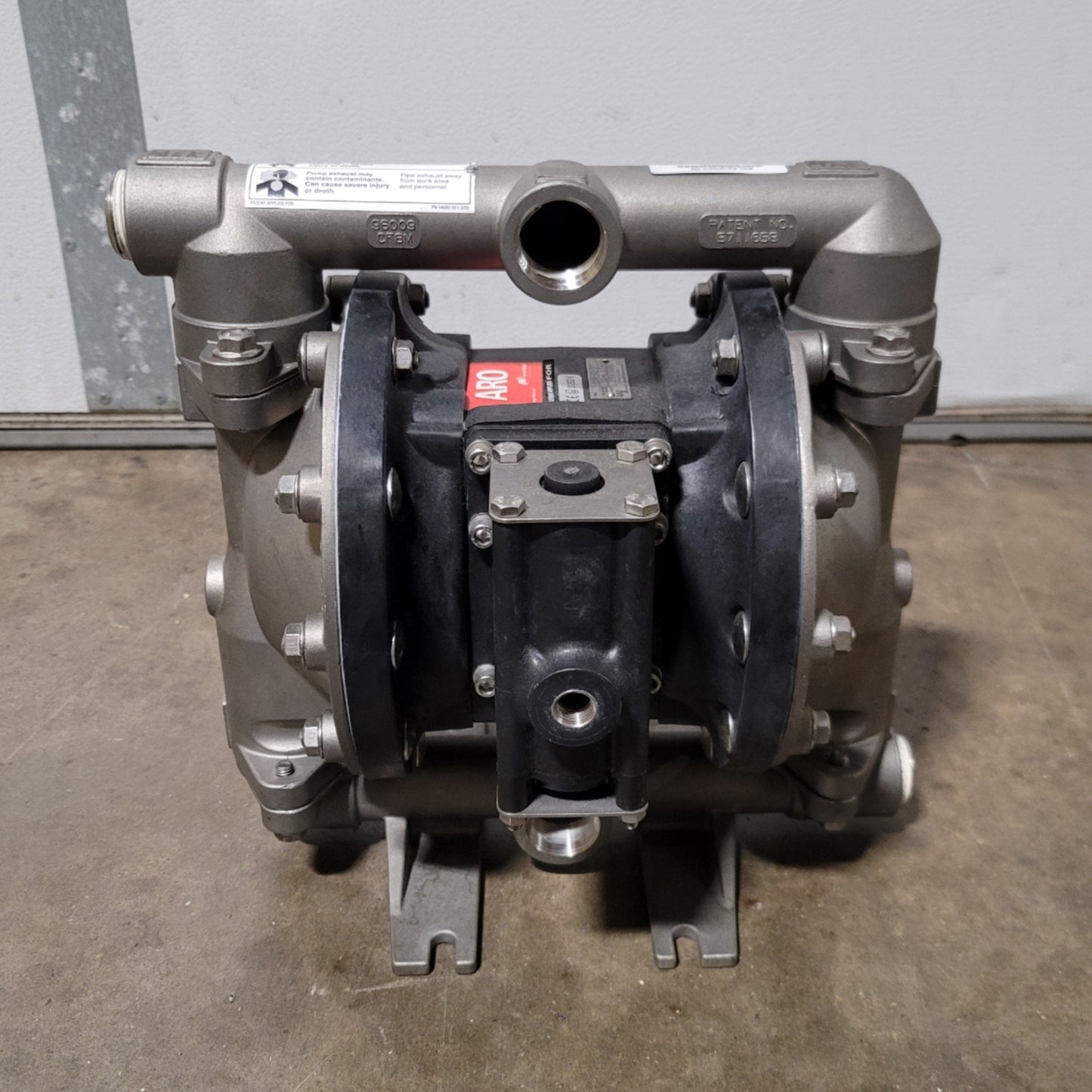 Used Ingersoll Rand PD10R-ASS-STT ARO Air Operated Double Diaphragm Pump 1", 52GPM