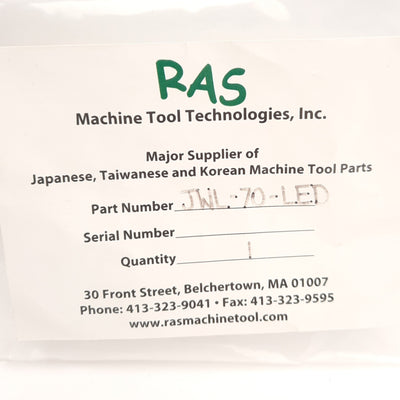New RAS Machine Tools JWL-70-LED Jarrer Lighting Replacement Work Light LED