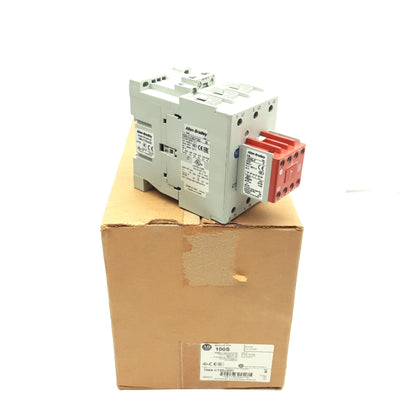 New Allen Bradley 100S-C72DJ22C Safety Contactor, 3-P NO, 72A Rating, 24V DC Coil