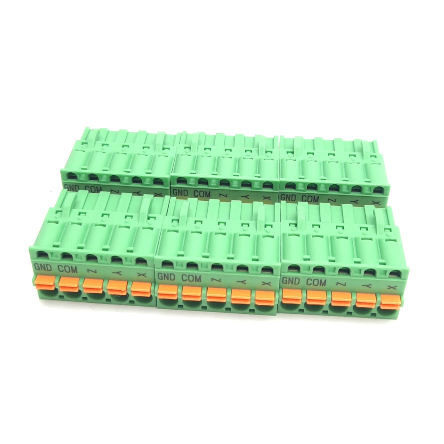 New Lot of 6 Phoenix Contact 1902149 FKCT 2,5/ 5-ST-5,08 PCB Connector, 320V, 12A