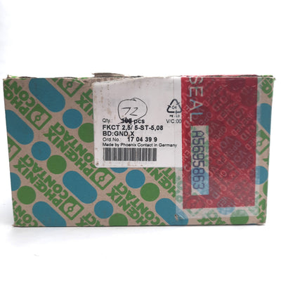 New Lot of 6 Phoenix Contact 1902149 FKCT 2,5/ 5-ST-5,08 PCB Connector, 320V, 12A