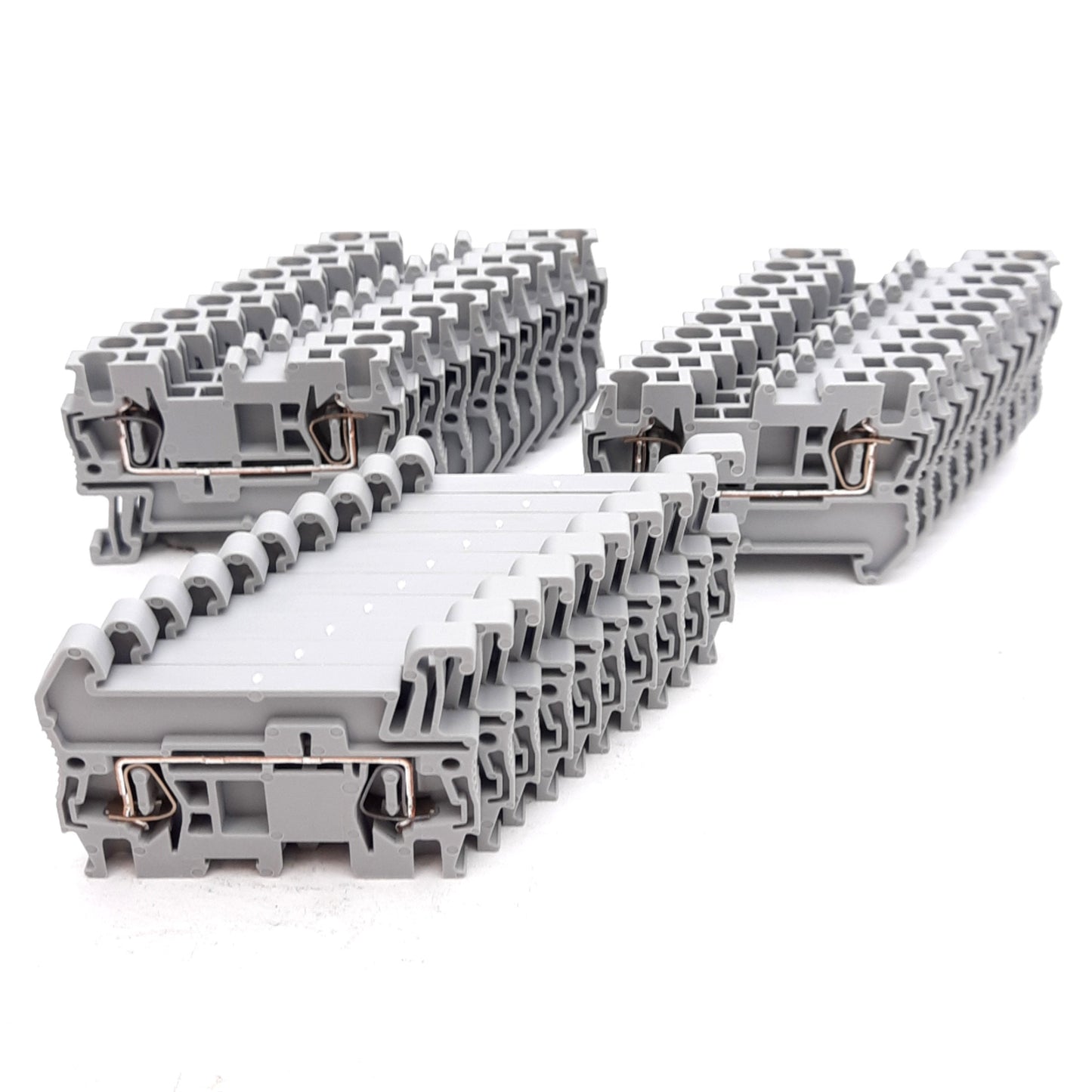 New – Open box Lot of 30 Phoenix Contact 3031076 Feed-Through Terminal Block 300V 15A DIN Rail