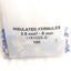 New Lot of 3 American Electric 1181025-S Bag of Insulated Ferrules 2.5mm²-8mm, 14AWG