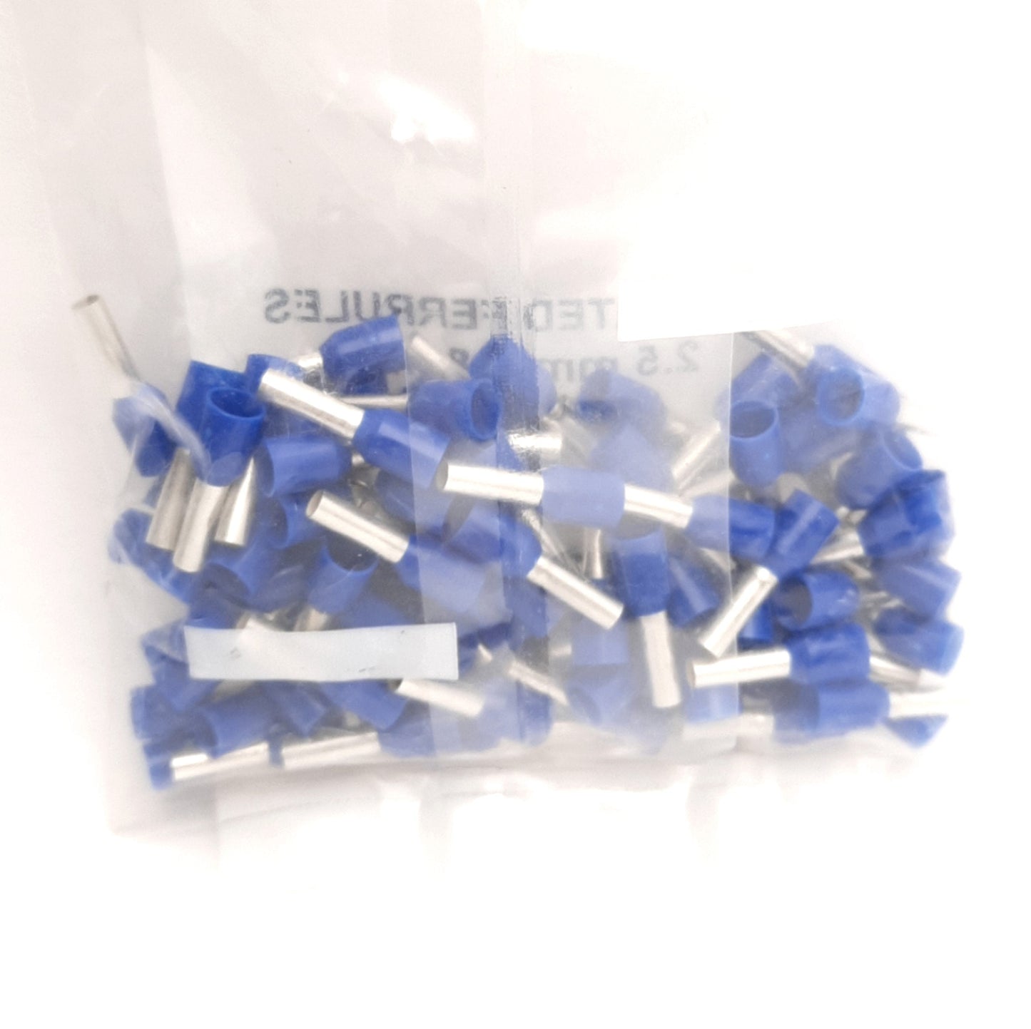 New Lot of 3 American Electric 1181025-S Bag of Insulated Ferrules 2.5mm²-8mm, 14AWG