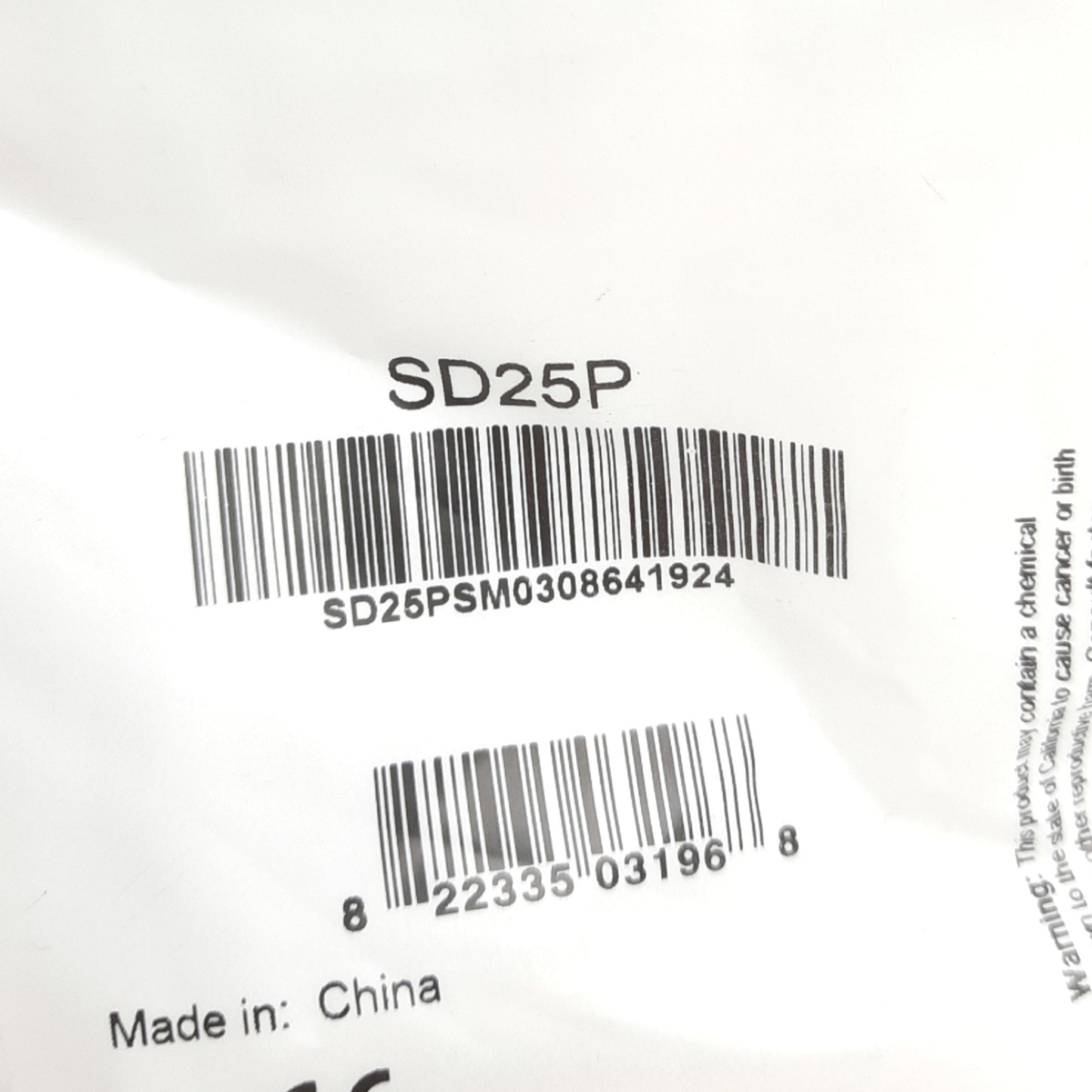 New Lot of 3 L-Com SD25P D-Sub Connector, Solder Contact, 25-Pin Male