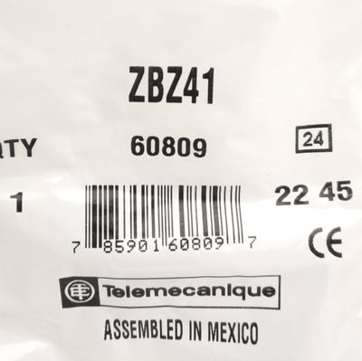 New Lot of 5 Telemecanique ZBZ41 Pushbutton Adapters, 22mm Switch into 30mm Hole