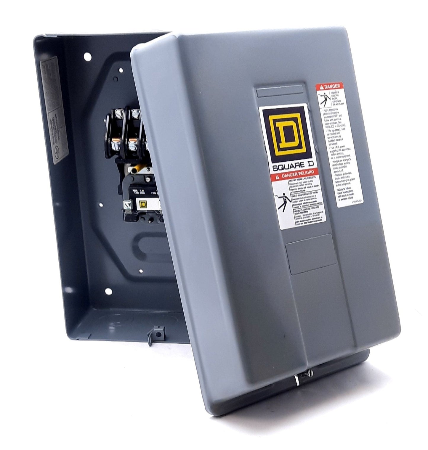 New Square D 8903LG40 Lighting Contactor With Enclosure 4 Pole 4N.O 600v, 110-120VAC