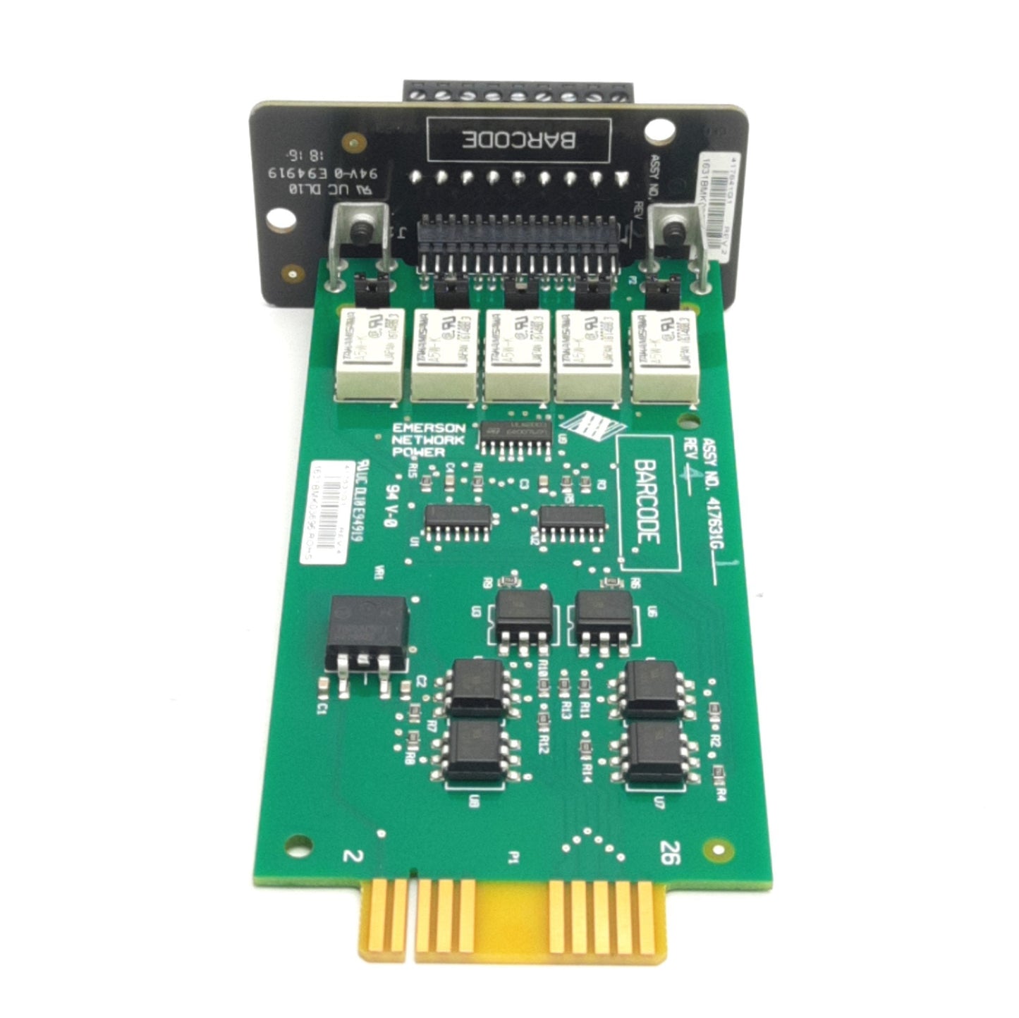 New – Open box Emerson IS-RELAY Leibert Intellislot Relay Card, 24VAC/DC 1A, For SolaHD UPS