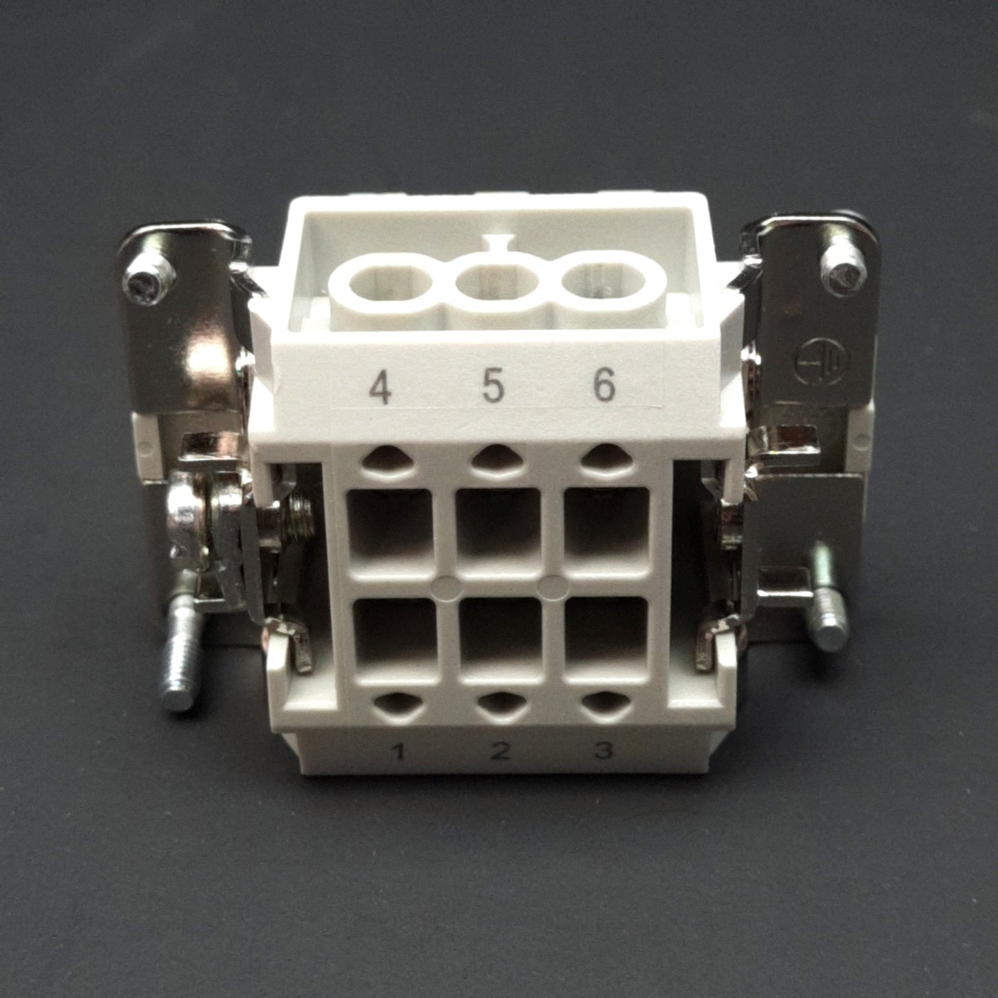 New Lot of 2 Phoenix Contact 1648128 Contact Insert, 6-Position+PE, 500V 16A