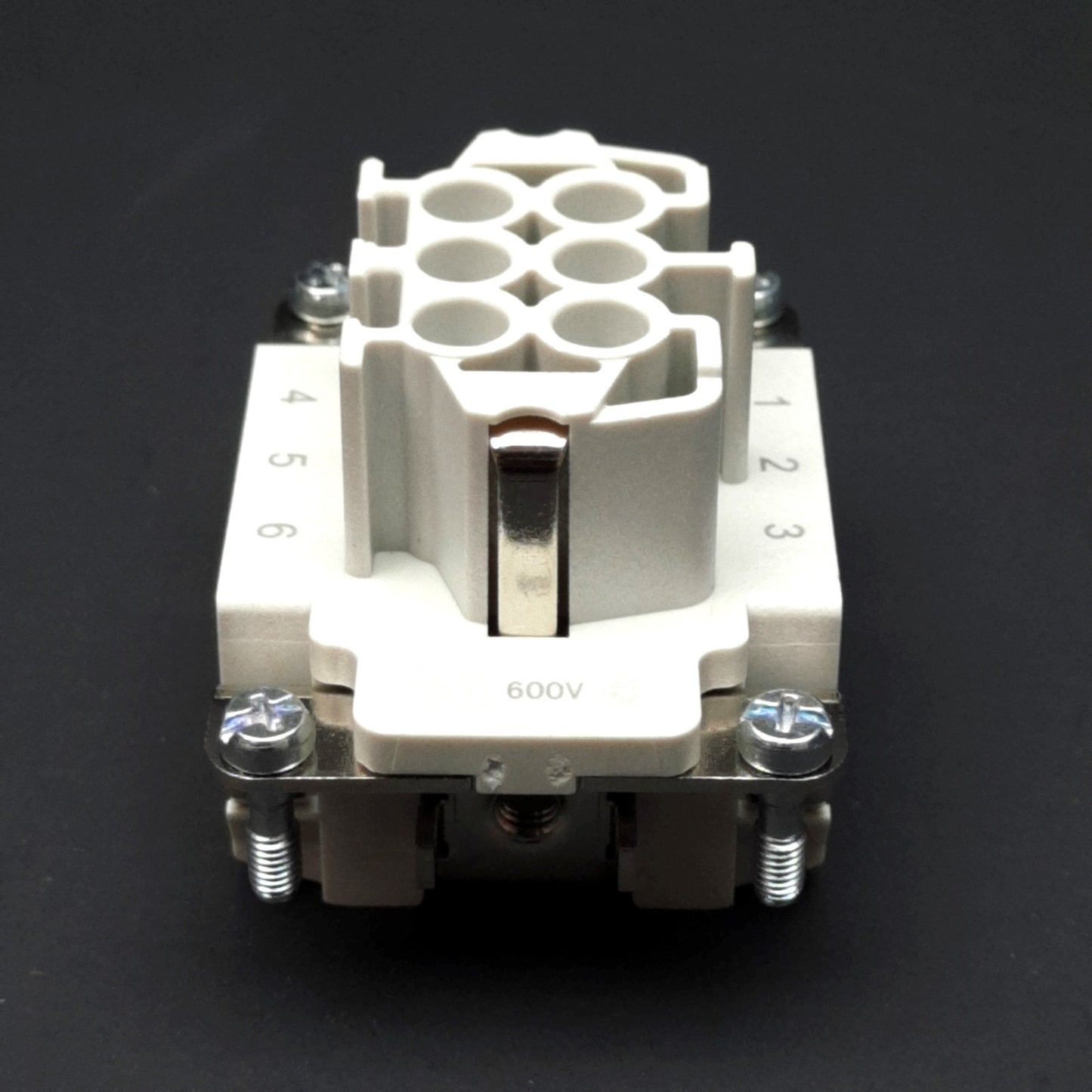 New Lot of 2 Phoenix Contact 1648128 Contact Insert, 6-Position+PE, 500V 16A