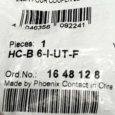 New Lot of 2 Phoenix Contact 1648128 Contact Insert, 6-Position+PE, 500V 16A