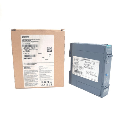New Siemens 3RN2012-1BA30 Thermistor Motor Protection Relay, 2 CO, 24V AC/DC Coil
