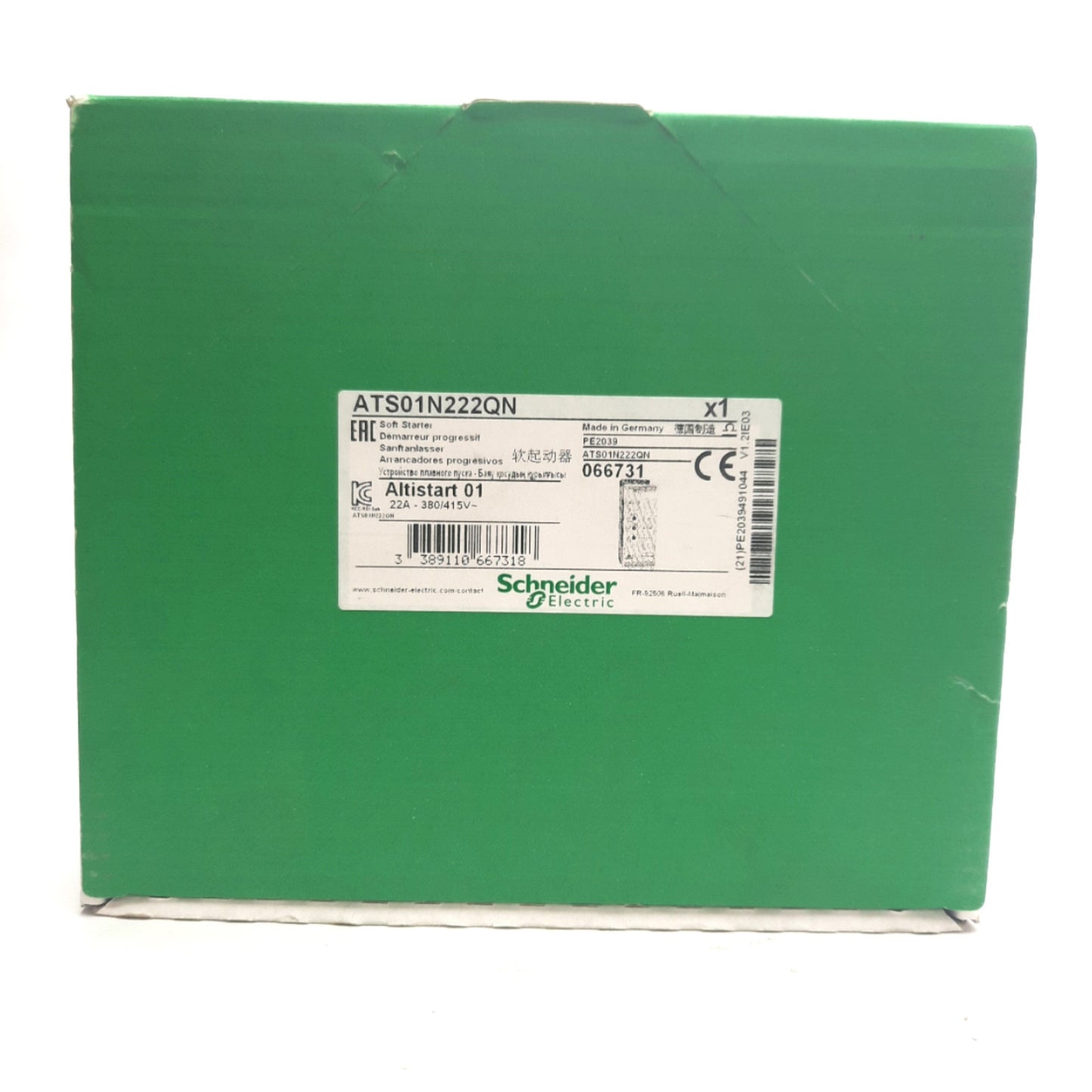 New Schneider ATS01N222QN Altistart 01 Soft Starter, 22A, 380-415V, 7.5-11kW