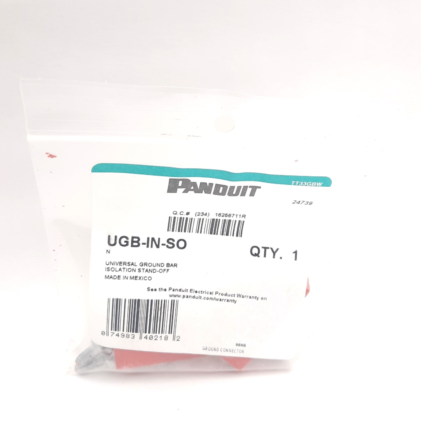 New Panduit UGB-IN-SO Structured Ground Universal Ground Bar Stand Offs