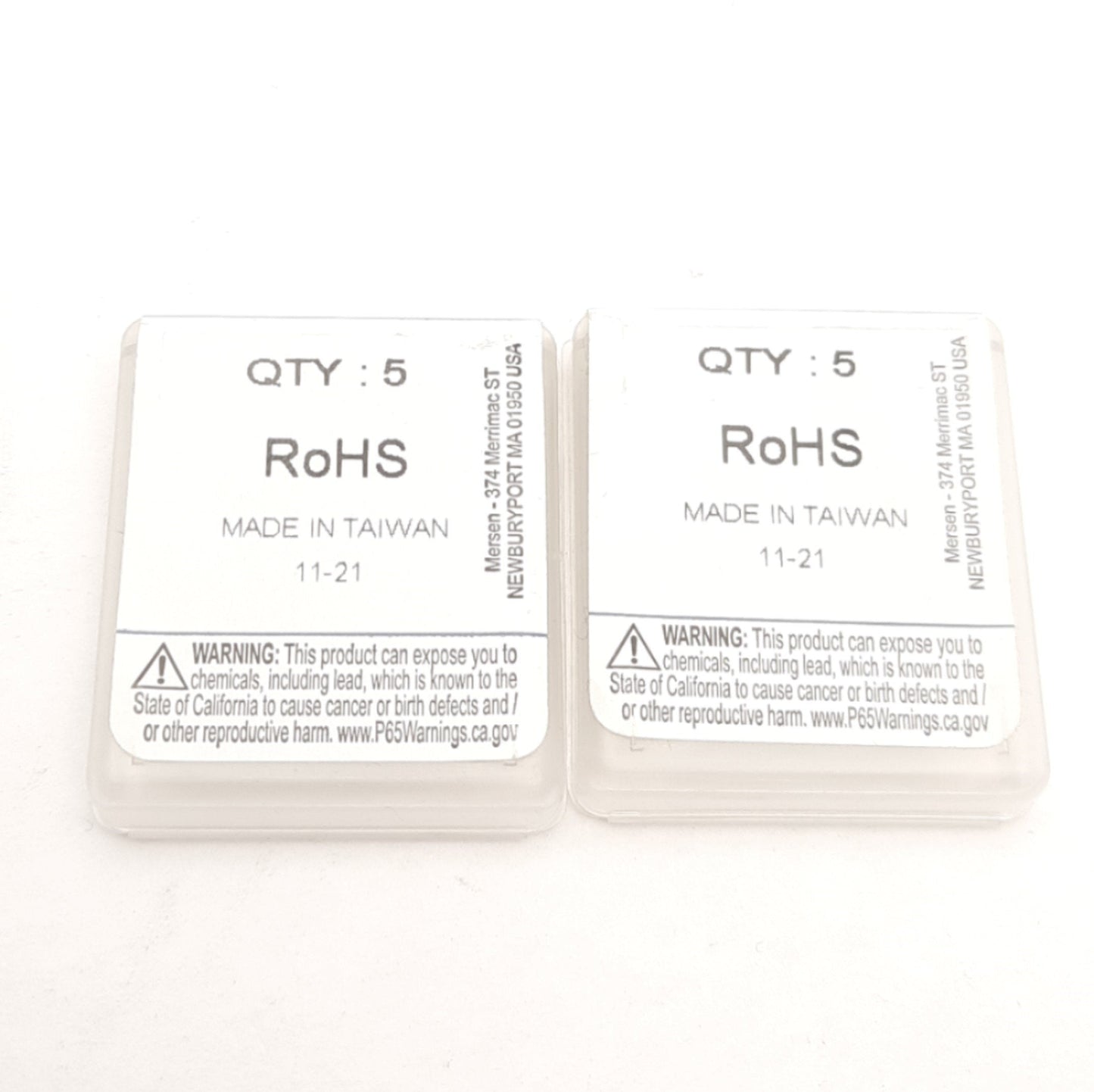 New Lot of 10 Mersen GSC10 Time Lag Glass Fuses, 10A 250VAC, 5.2mm x 20mm