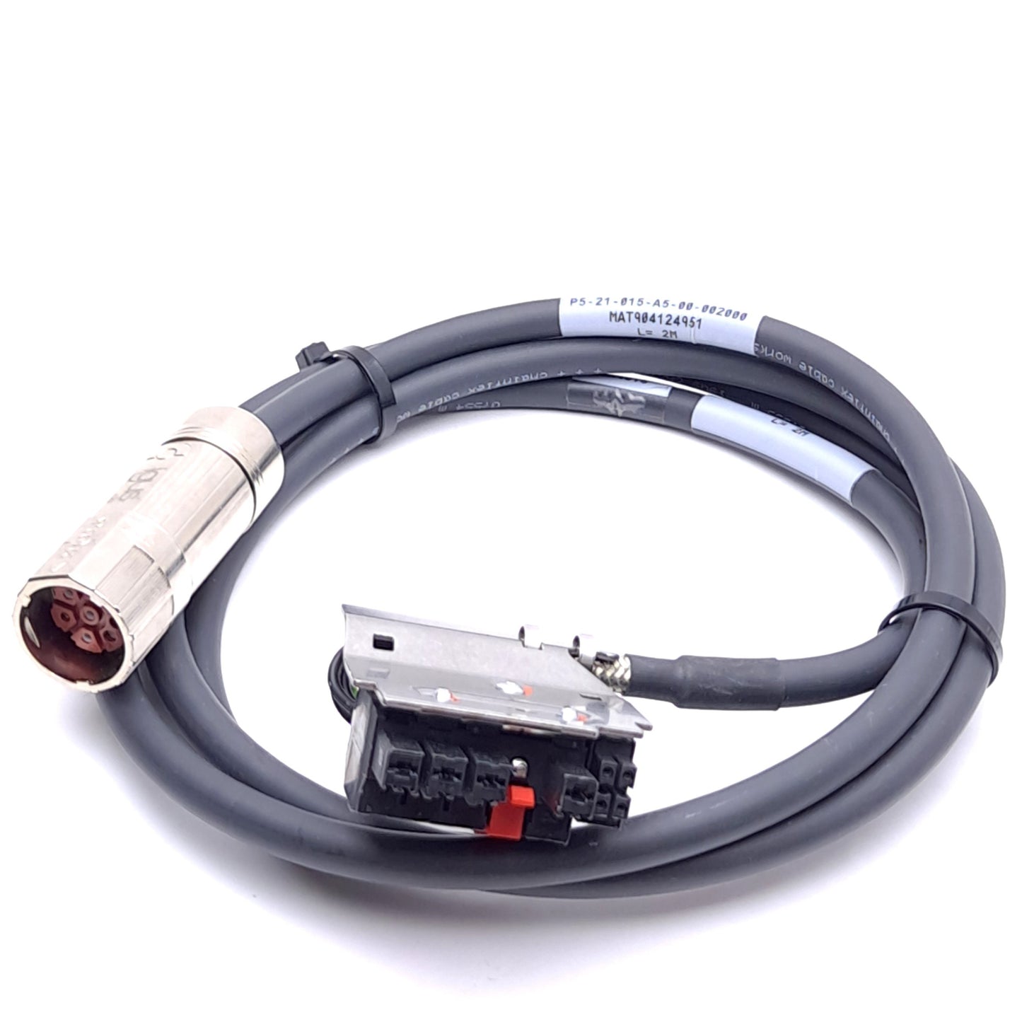 New – Open box Kollmorgen P5-21-015-A5-00-002000 Power Cable, For AKD2G Drives, 2m Length