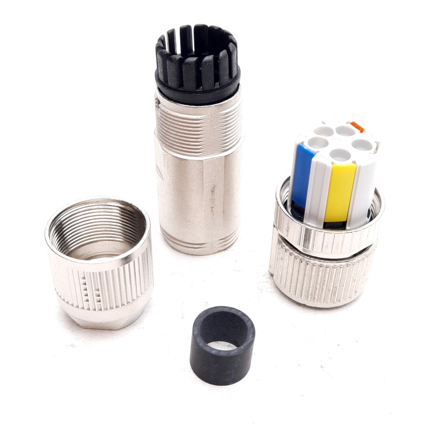 New Lot of 3 Phoenix Contact 1424683 Connector, M12 4-Position Female, 60VAC 4A