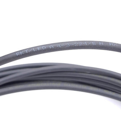 New – Open box Lumberg Automation RKT/LED A 4-3-224/5 M Cable, M12 4-Pin Female to Flying Leads
