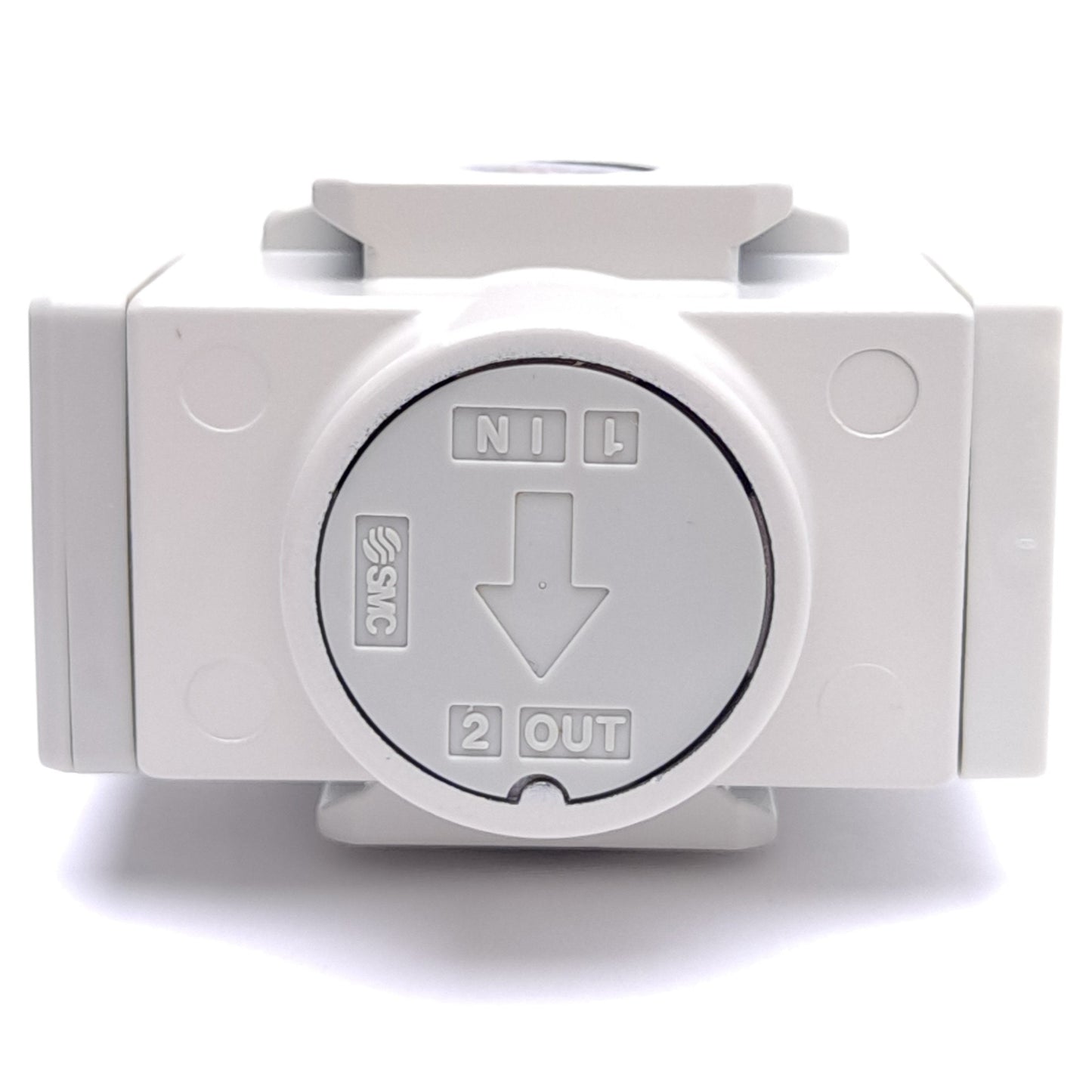 New SMC AR20K-N02BE-Z-B Air Regulator 1/4in NPT Ports, 1.0MPa Max, W/ Pressure Gauge