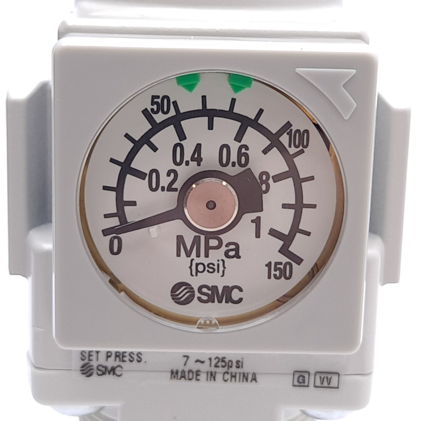 New SMC AR20K-N02BE-Z-B Air Regulator 1/4in NPT Ports, 1.0MPa Max, W/ Pressure Gauge