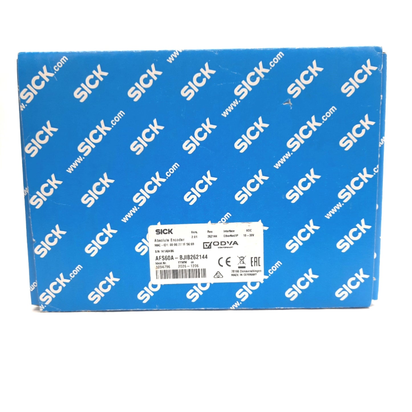 New SICK AFS60A-BJIB262144 Absolute Encoder, 18bit, 10-30V, ø5/8" Shaft