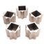 Used Lot of 5 Star Drive Adapter Sleeve, 17mm Inside, 22mm Outside, 24mm Long