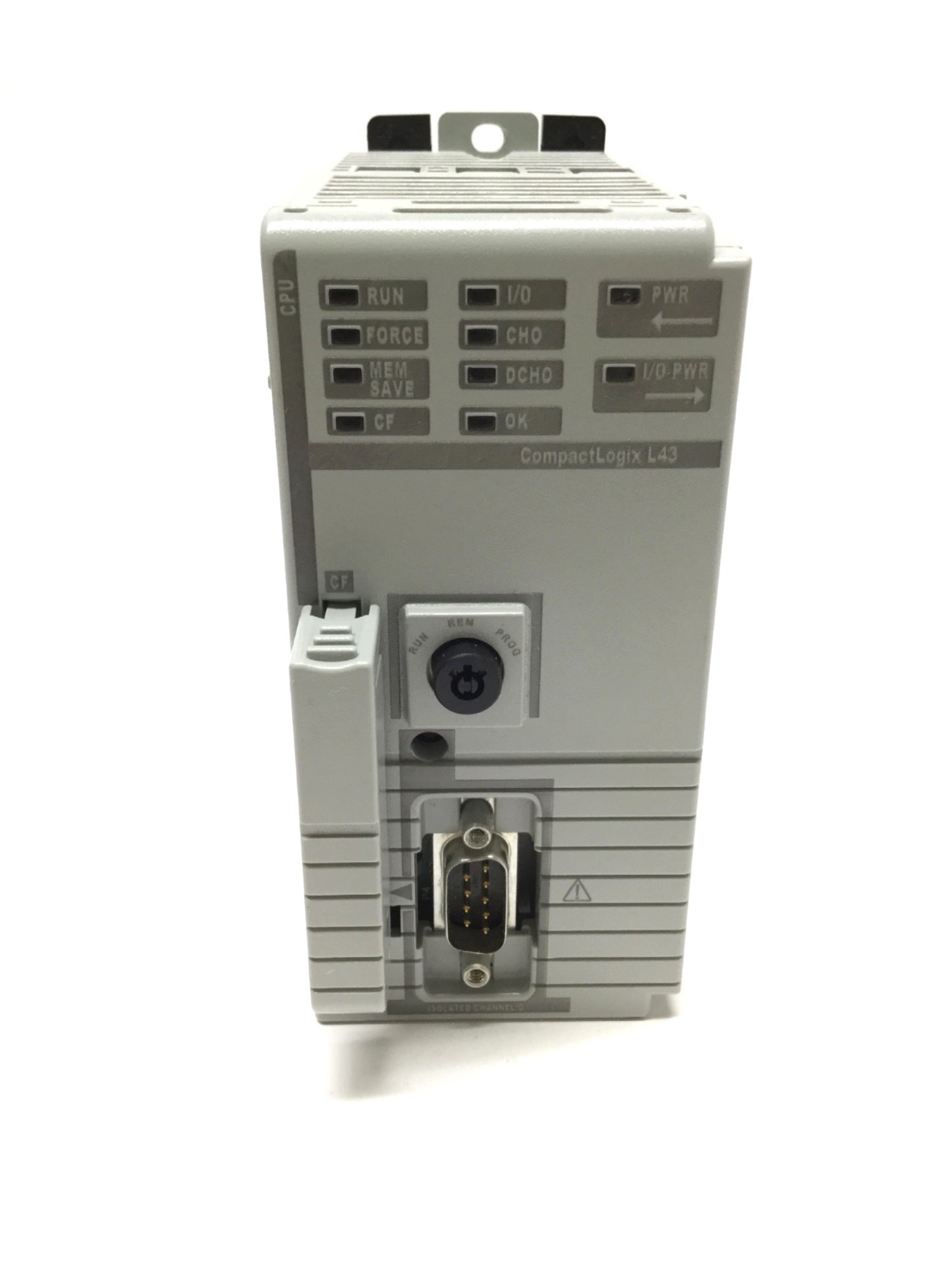 Used Allen Bradley 1768-L43/C CompactLogix 5343 PLC CPU Processor Module, 2MB *No Key