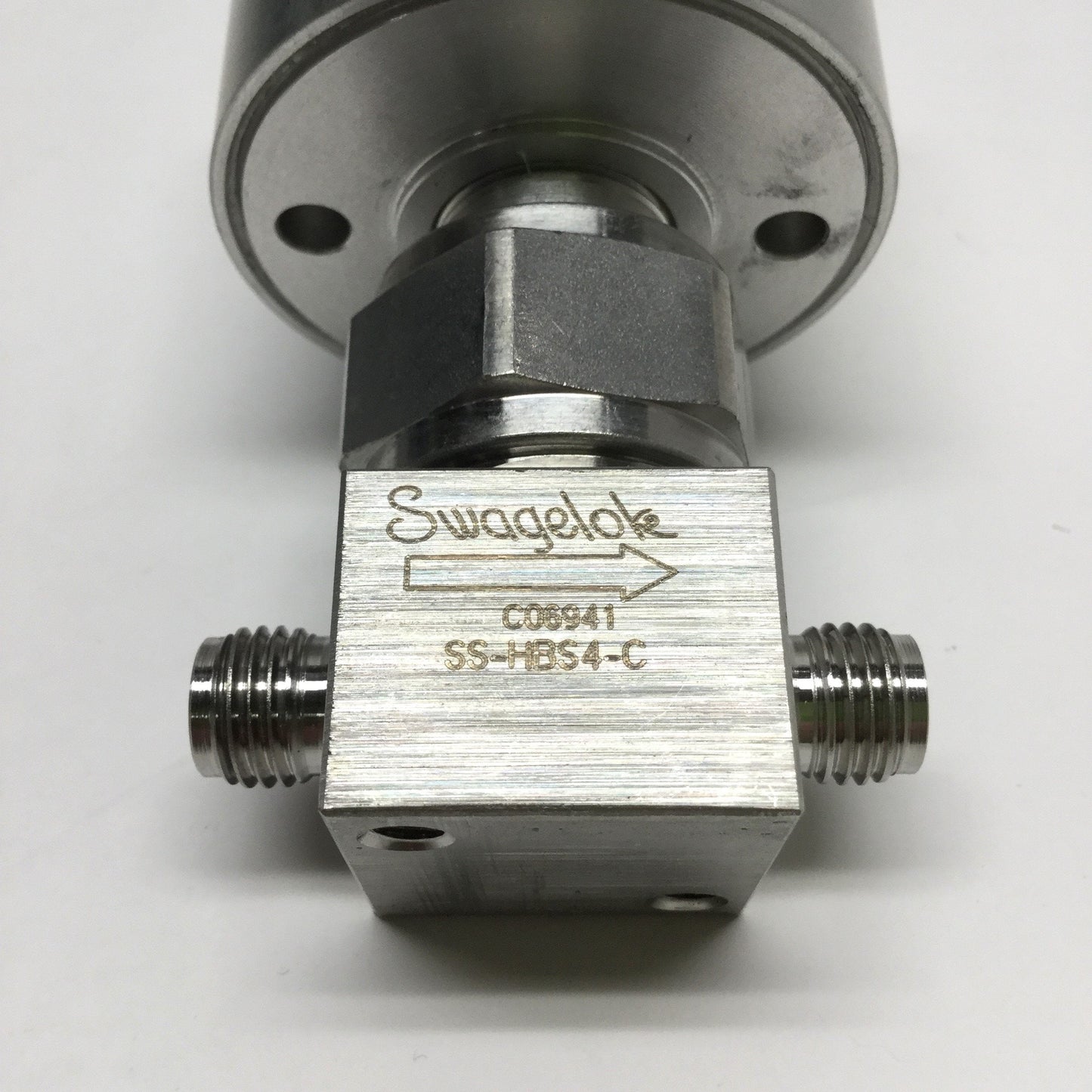 Used Swagelok SS-HBS4-C Nupro High Purity Bellows Sealed Valve 1/4" Compression