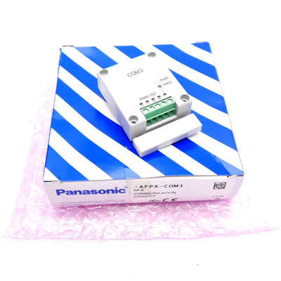 New Panasonic AFPX-COM3 Communication Cassette, For Use With FP-X Series, RS485/422