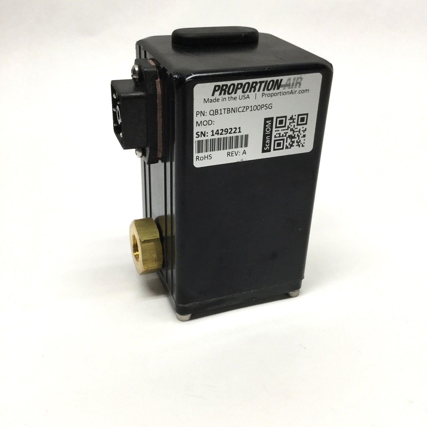 Used Proportion-Air QB1TBNICZP100PSG Electro-Pneumatic Control Valve 100psig 4-20mA