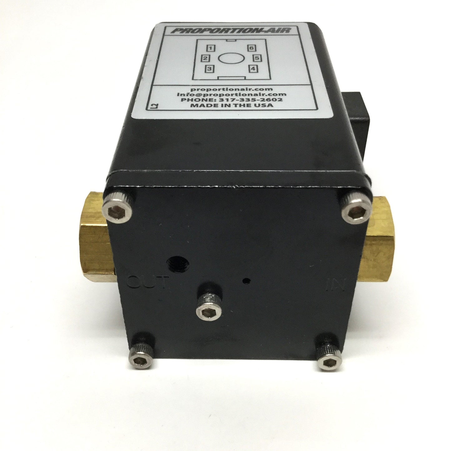 Used Proportion-Air QB1TBNICZP100PSG Electro-Pneumatic Control Valve 100psig 4-20mA