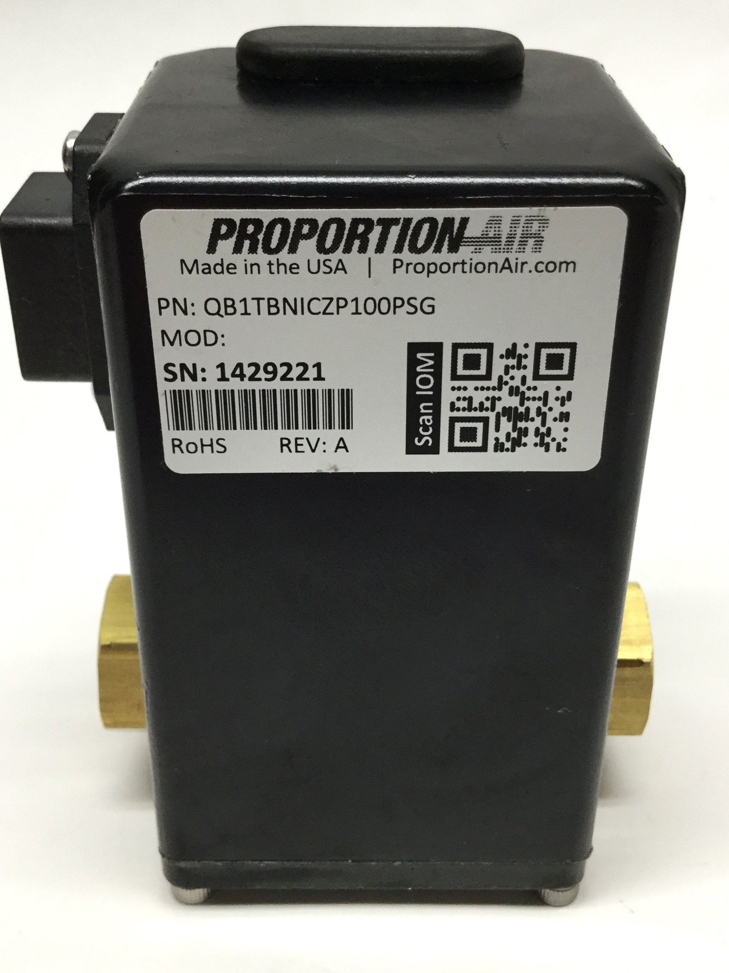 Used Proportion-Air QB1TBNICZP100PSG Electro-Pneumatic Control Valve 100psig 4-20mA