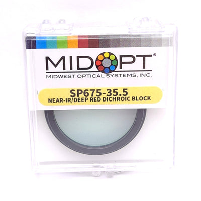 New Midwest Optical SP675-35.5 NIR/Deep Red Dichroic Block Visible Shortpass Filter