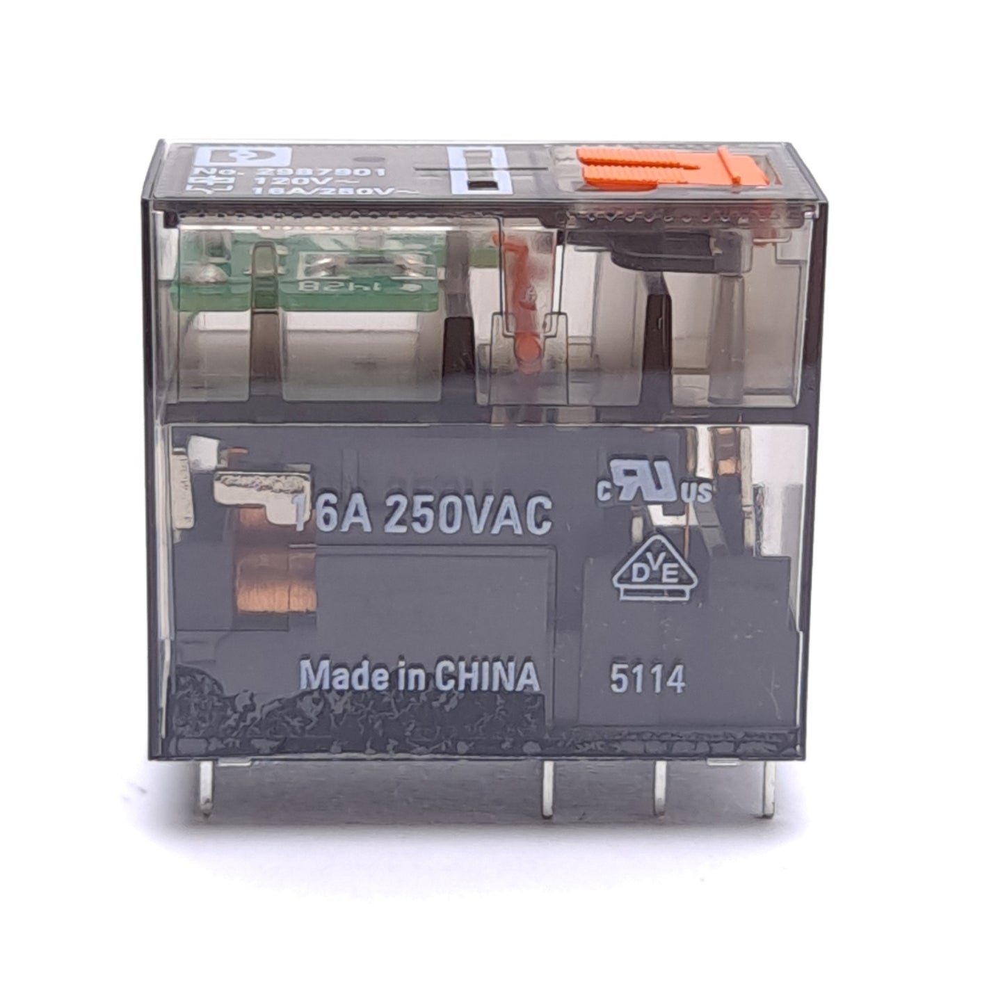 New – Open box Lot of 4 Phoenix Contact REL-MR-120AC/21HC/MS 2987901 Power Relay, 120VAC Coil