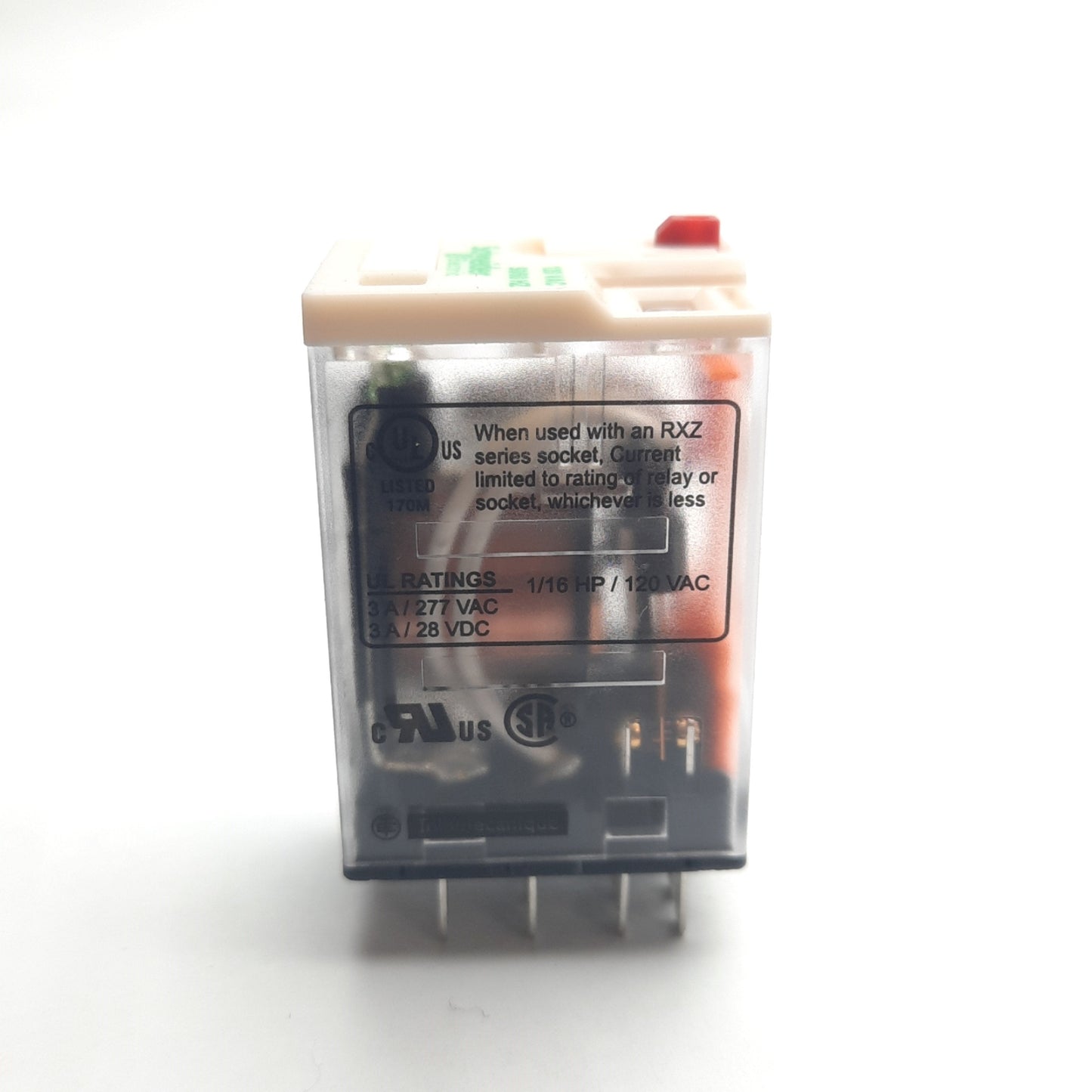 New – Open box Lot of 4 Schneider Electric RXM4GB2F7 Relays, 4-C/O, 3A Contact, 120VAC Coil