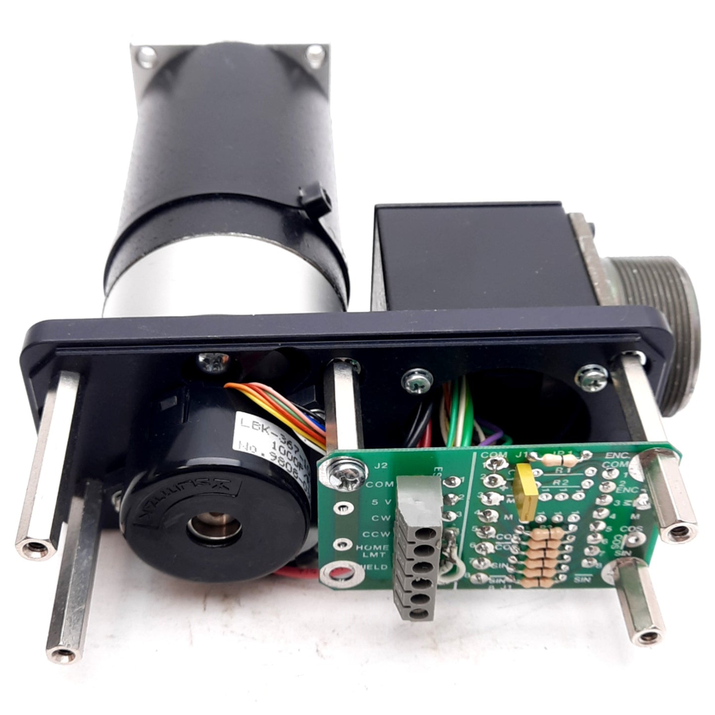 Used Aerotech 1050LT-MSOF/E1000LD Servo Motor, 40VDC Bus, 1000ppr Encoder, NEMA 23