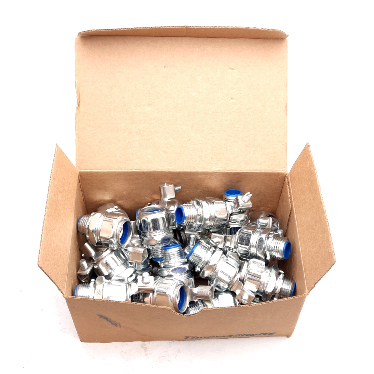 New Lot of 25 Thomas & Betts 5332GR Liquidtight Metal Conduit Fitting, 1/2in NPT