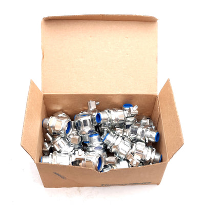 New Lot of 25 Thomas & Betts 5332GR Liquidtight Metal Conduit Fitting, 1/2in NPT