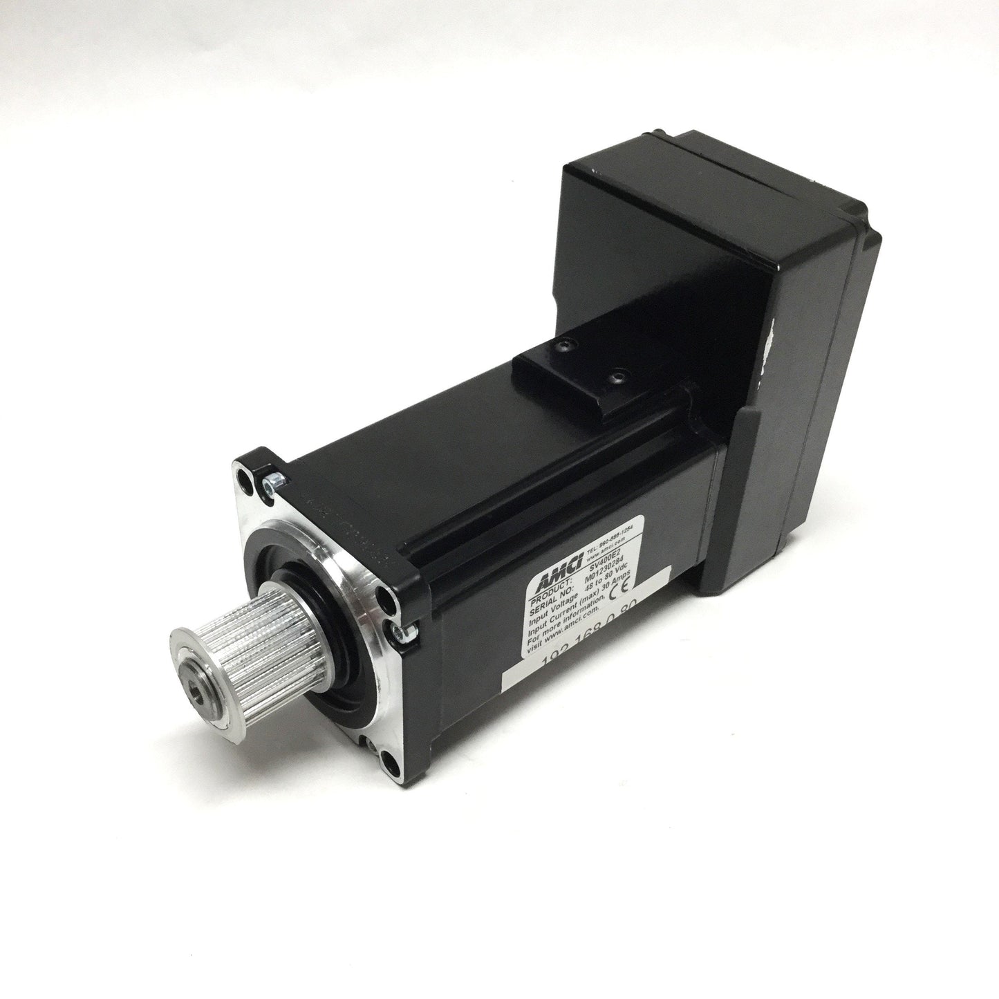 Used AMCI SV400E2 Ethernet Network Integrated Stepper Motor 48-80VDC 10A, 60mm Frame