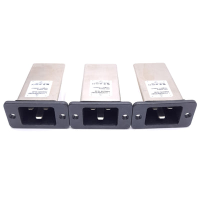 New – Open box Lot of 3 Schaffner FN9222R-16-06 IEC Inlet Filter, Panel Mount, 250VAC 16A