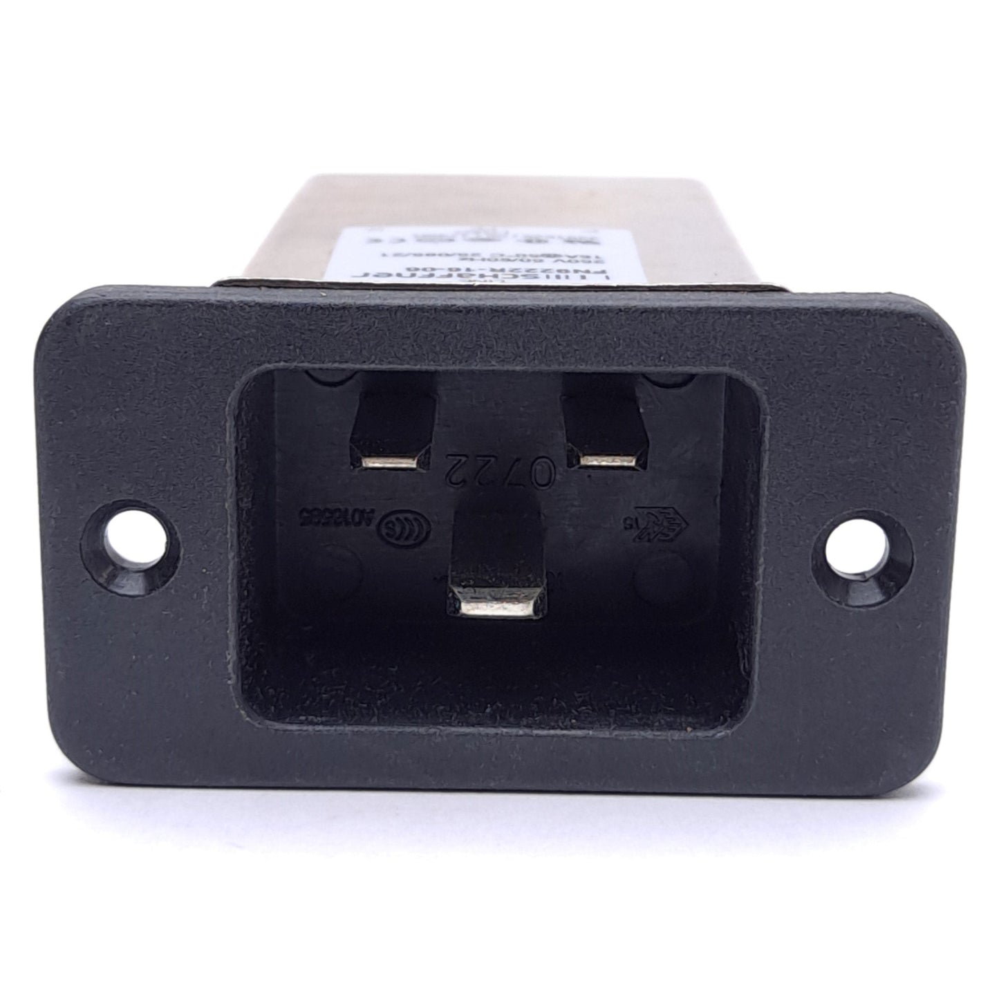 New – Open box Lot of 3 Schaffner FN9222R-16-06 IEC Inlet Filter, Panel Mount, 250VAC 16A