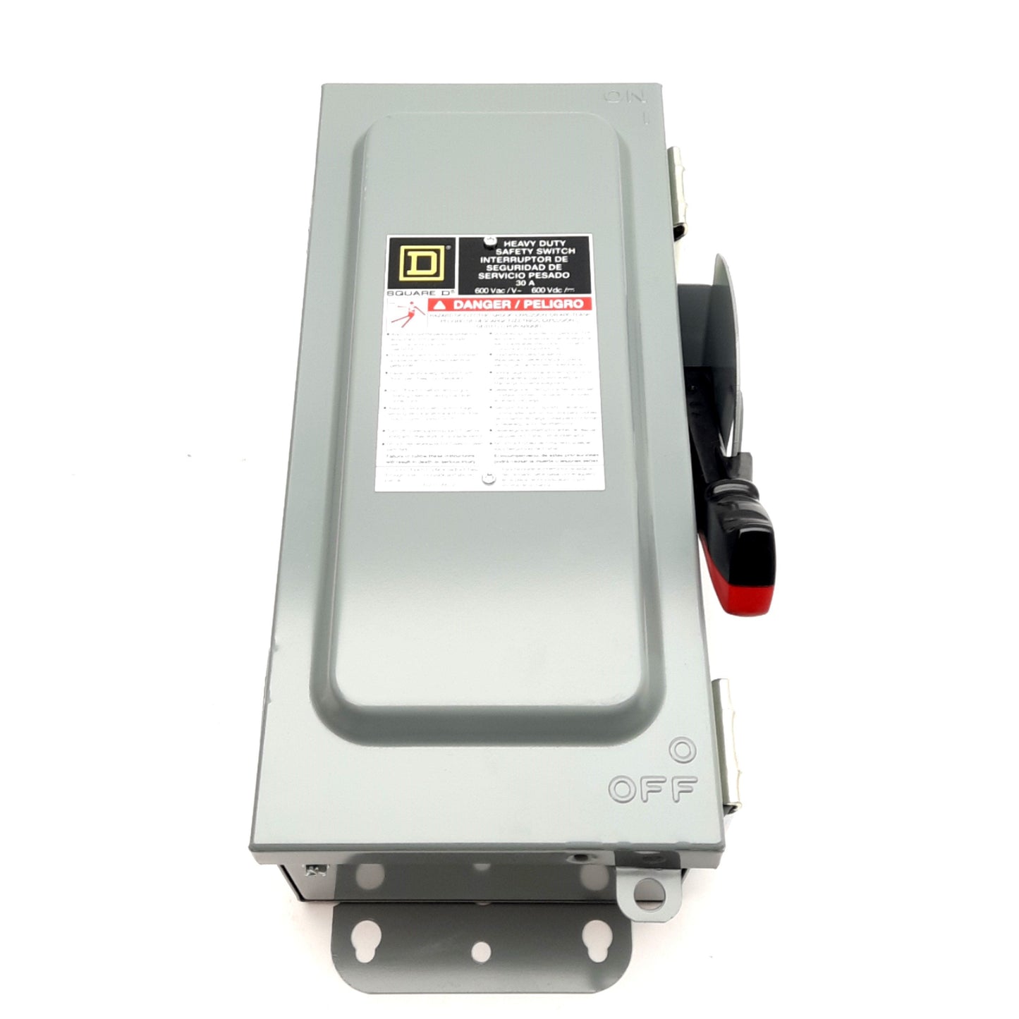 New Square D H361AWK Heavy Duty Safety Switch 3-Pole, 600VAC/DC 30A, NEMA: 3R, 5, 12