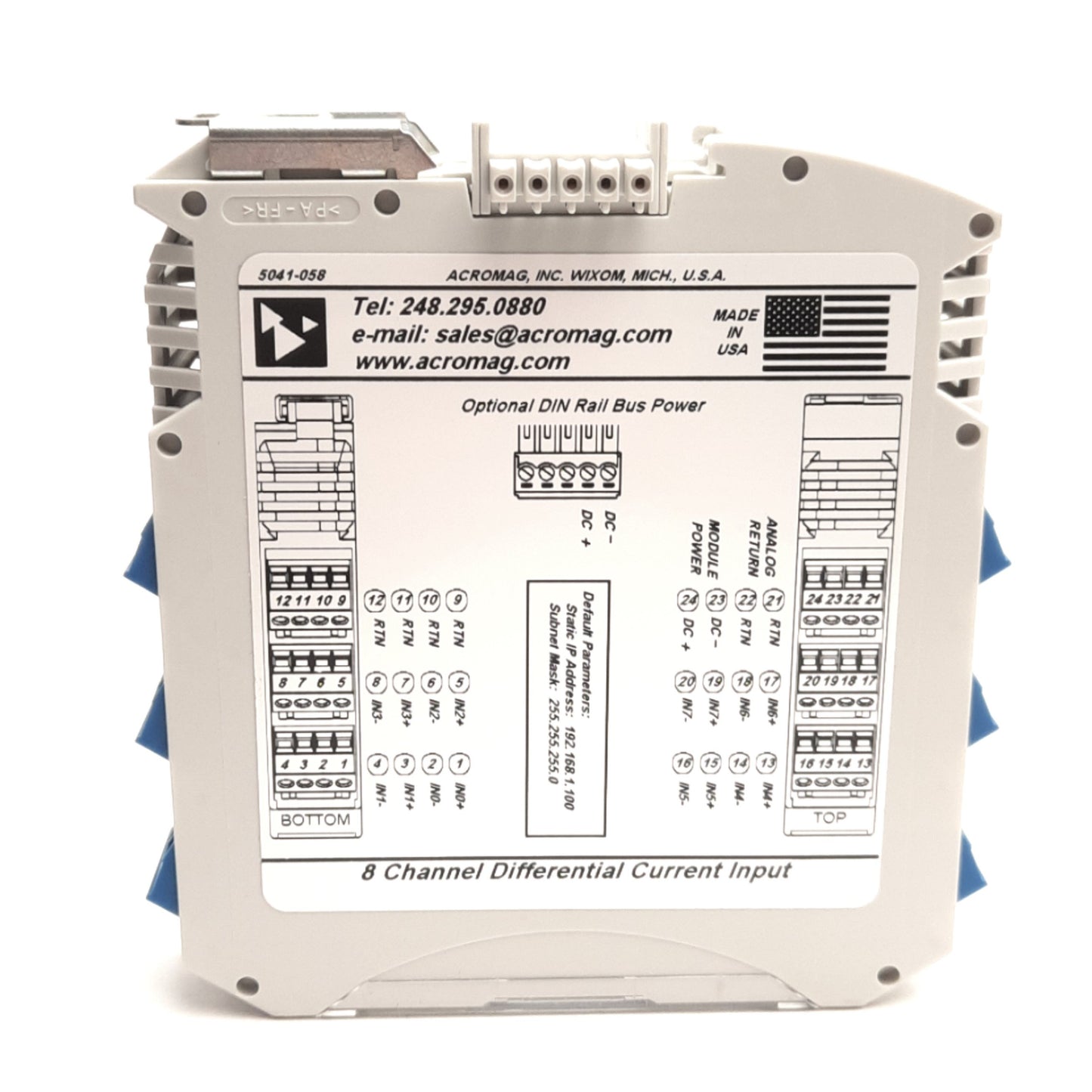 New – Open box Acromag XT1212-000 BusWorks Industrial Ethernet/IP I/O Module, 12-32VDC, 2.8W