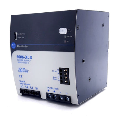 New Allen Bradley 1606-XLS960F-3 Switched Mode Power Supply 3 Phase 600VDC 48VDC 20A