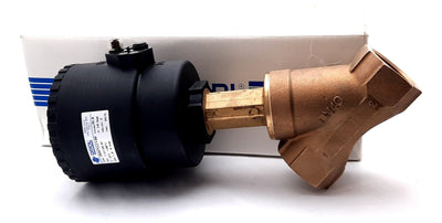 New Assured Automation J9APG2148 Bronze Angle Seat Valve Spring Return Fail Open