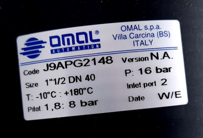 New Assured Automation J9APG2148 Bronze Angle Seat Valve Spring Return Fail Open