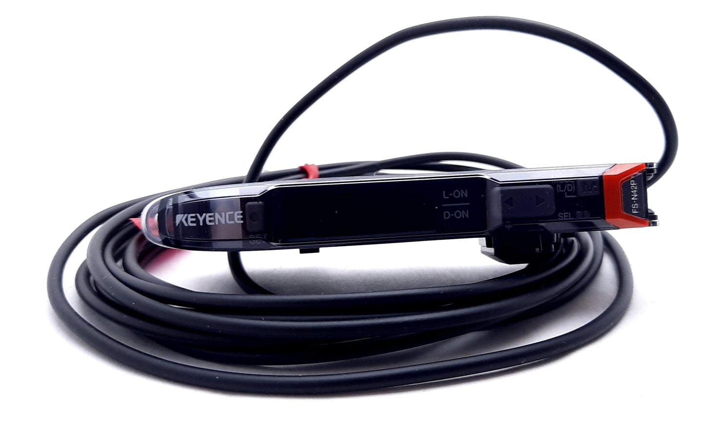 New Keyence FS-N42P Digital Fiber Optic Sensor PNP 10-30VDC 20mA 23 µs