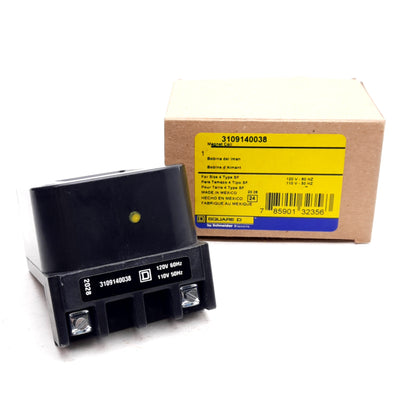 New Square D 3109140038 Motor Starter/Contactor Replacement Coil NEMA Size 4, 120VAC