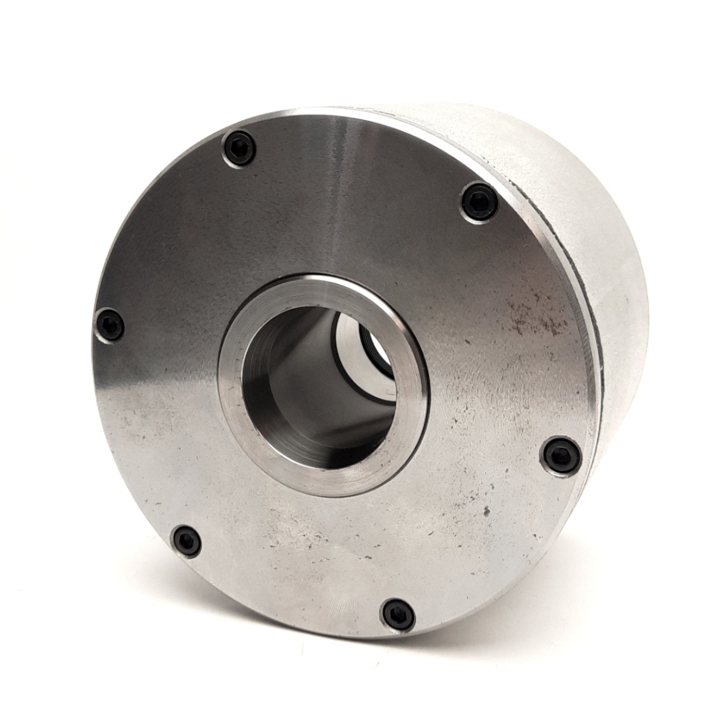 Used Pneumatic Air Chuck / 5C Collet Holder, 120mm OD x 85mm, 1/8in NPT